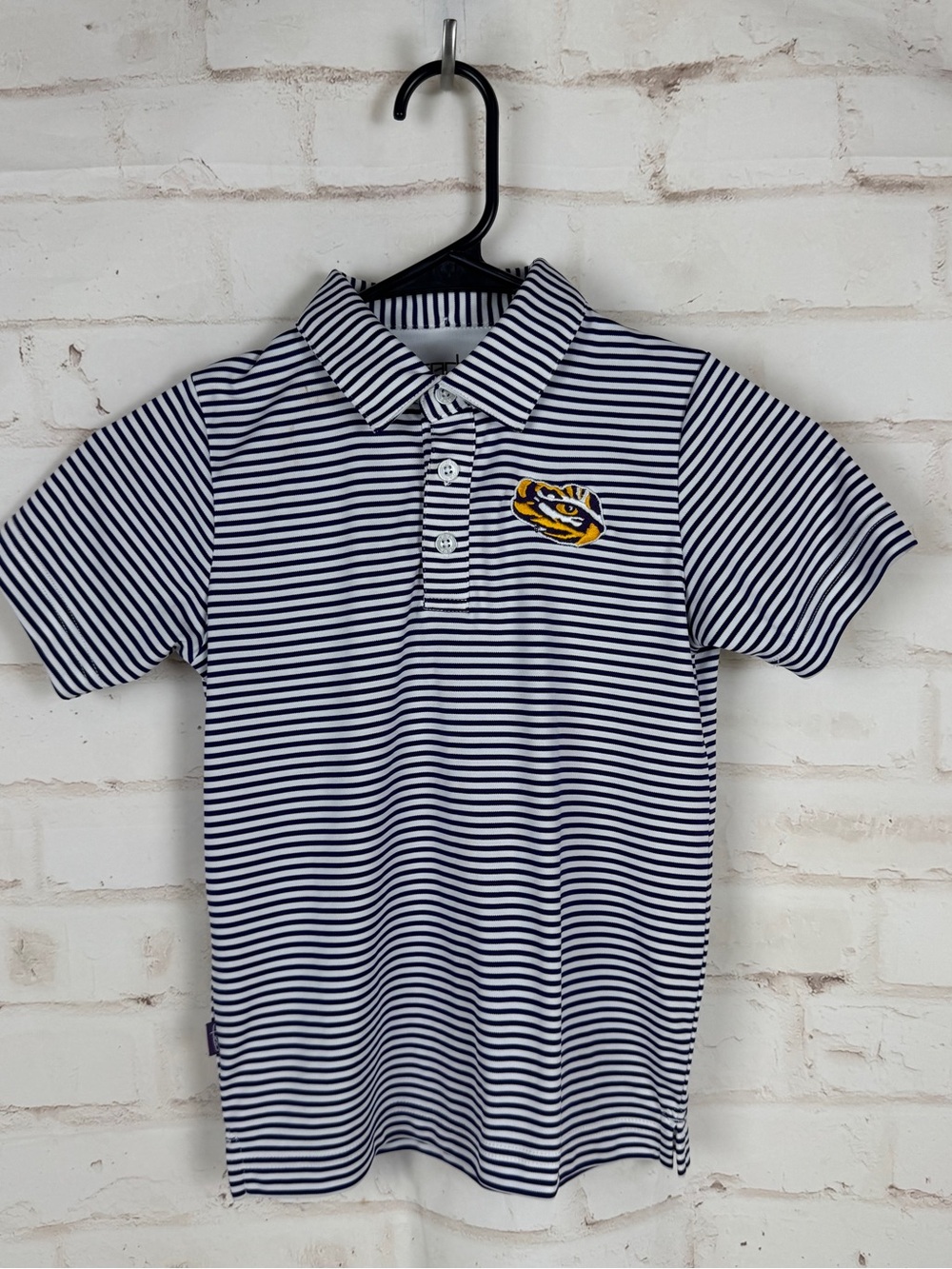 Garb LSU Tigers Boys Golf Polo Shirt 5T Age 4-5 EUC